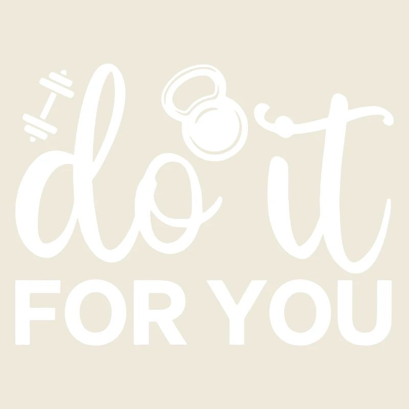 Script de remise en forme motivante avec icône de kettlebell