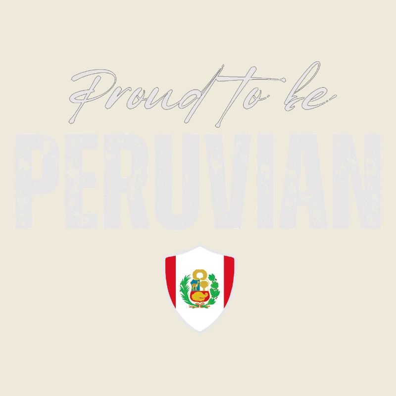 Stolzer Peruaner, hergestellt in Peru