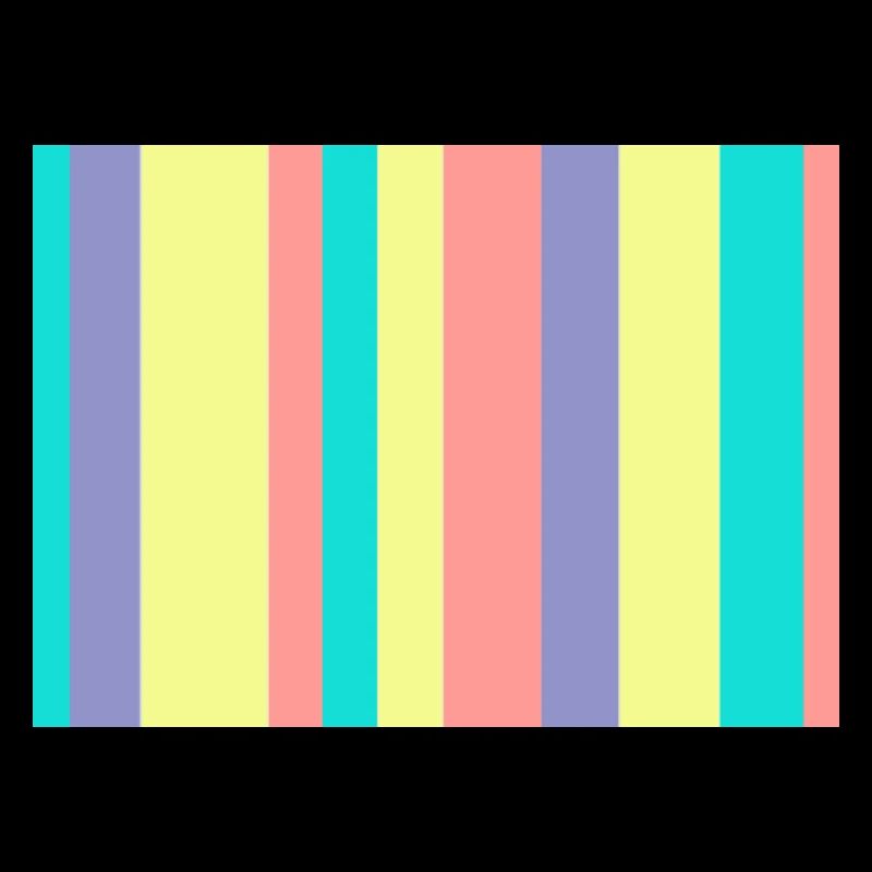 Mélange de couleurs rayées pastel