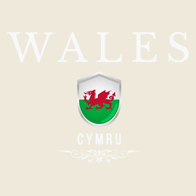 Wales, elegantes, minimalistisches Design