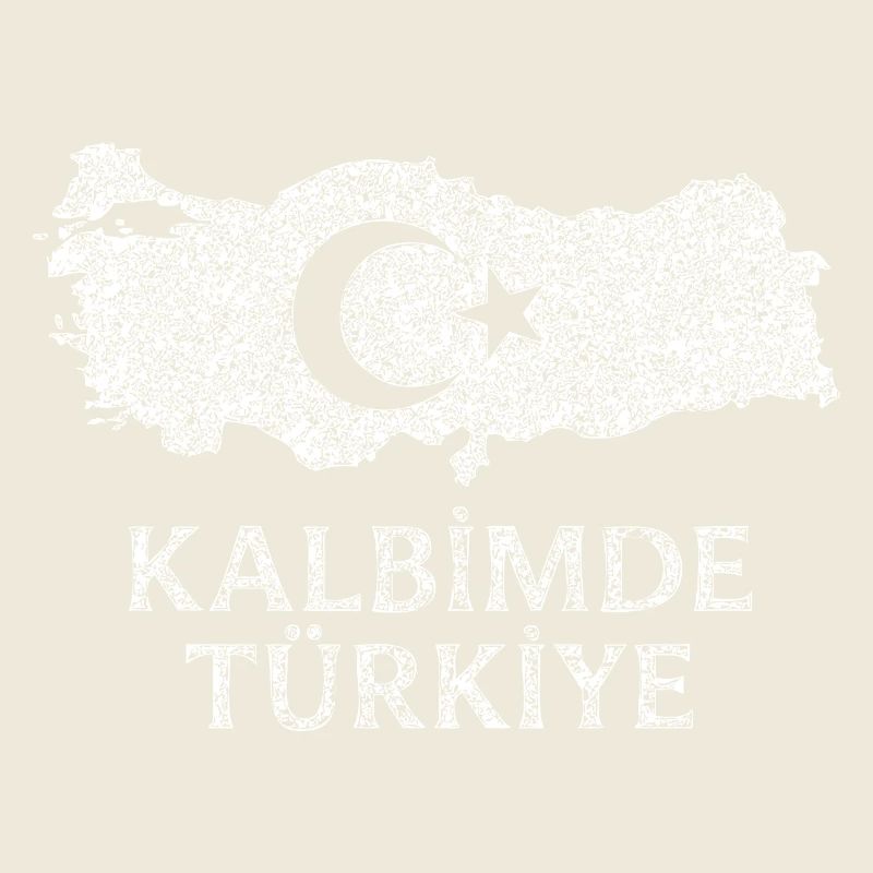 Kalbimde Drapeau de la Turquie