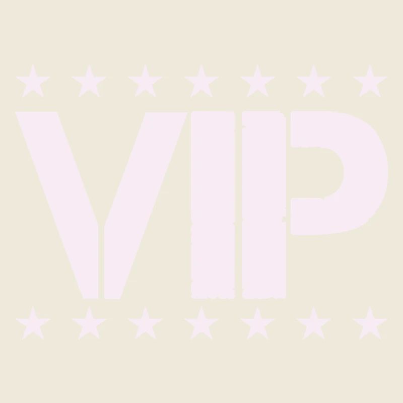 Déclaration VIP Star en rose pastel
