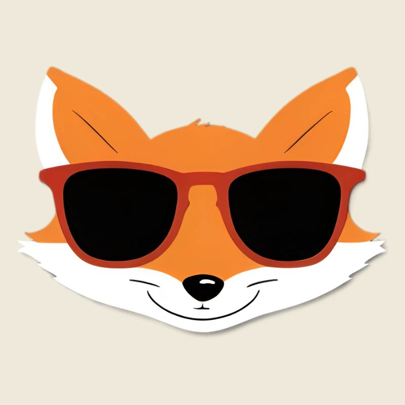 Style lunettes de soleil Fox
