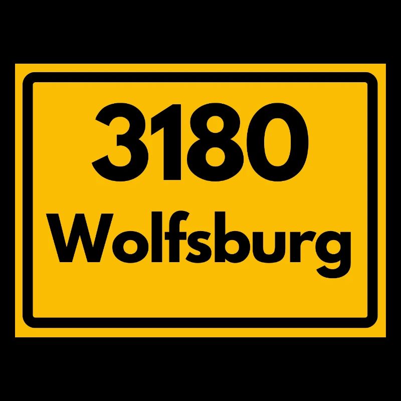 ALTE POSTLEITZAHL PLZ RETRO 3180 WOLFSBURG 
