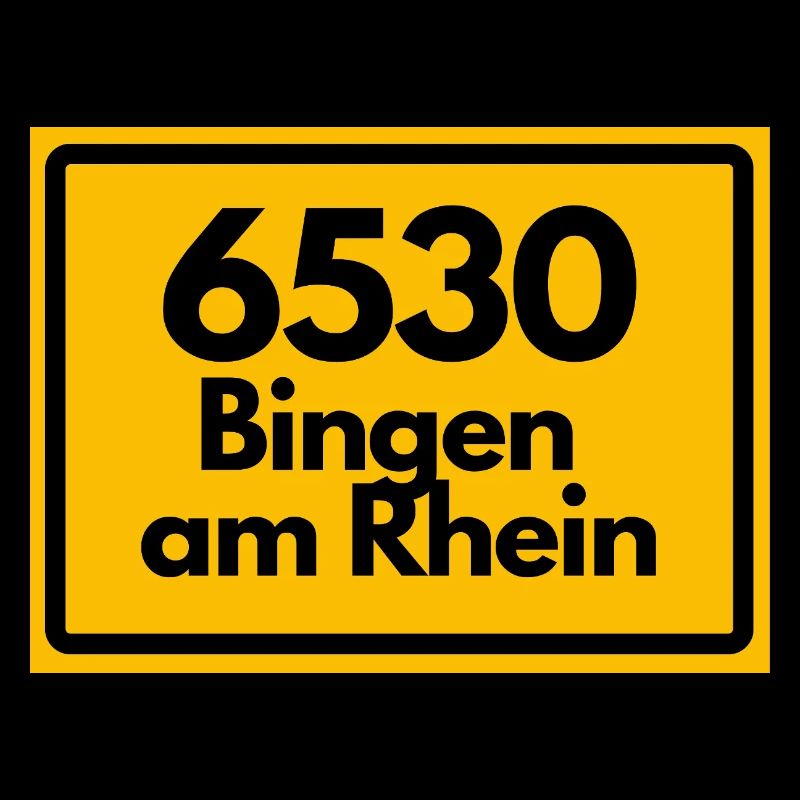 ALTE POSTLEITZAHL PLZ RETRO 6530 BINGEN AM RHEIN