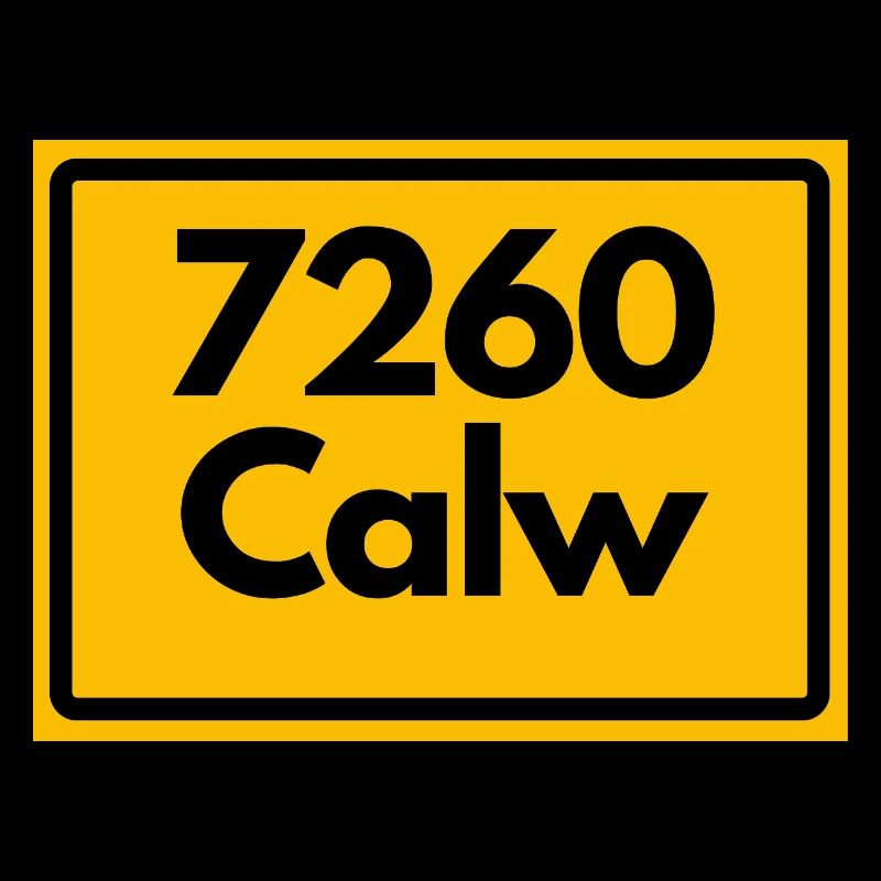 ANCIEN CODE POSTAL RETRO 7260 CALW HEIMATSTOLZ
