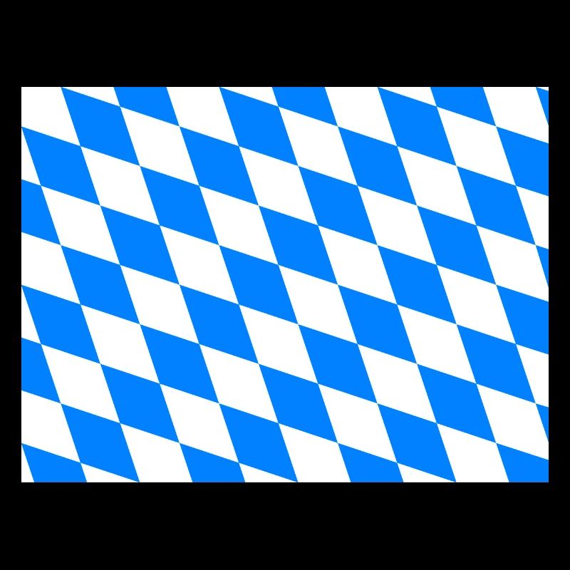 Bayern Bavarian Bavière drapeau diamants vérifier