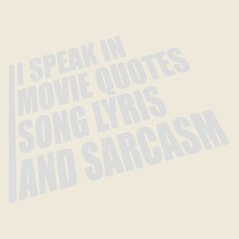 speak lyrics and sarcasm