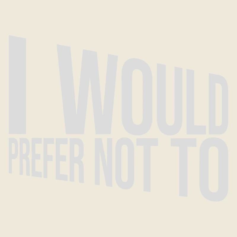 Je préfère ne pas