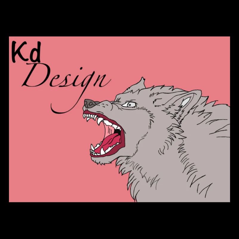 Wild wolf design