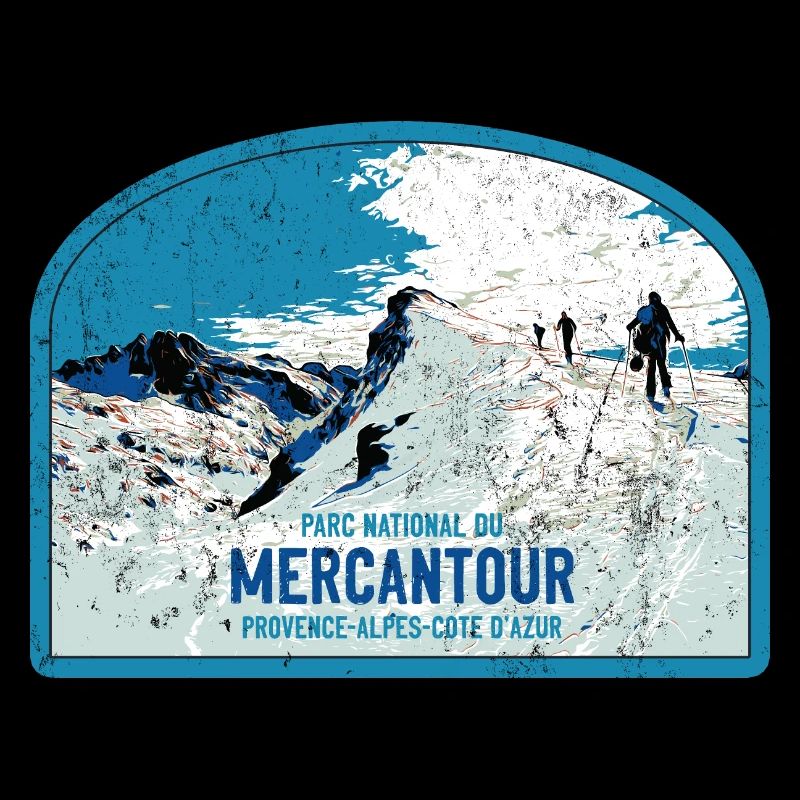Illustration originale Randonnée Parc Mercantour