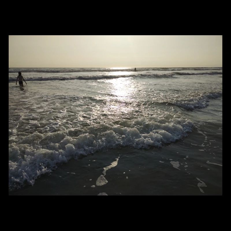 Mer, plage, vague, surf