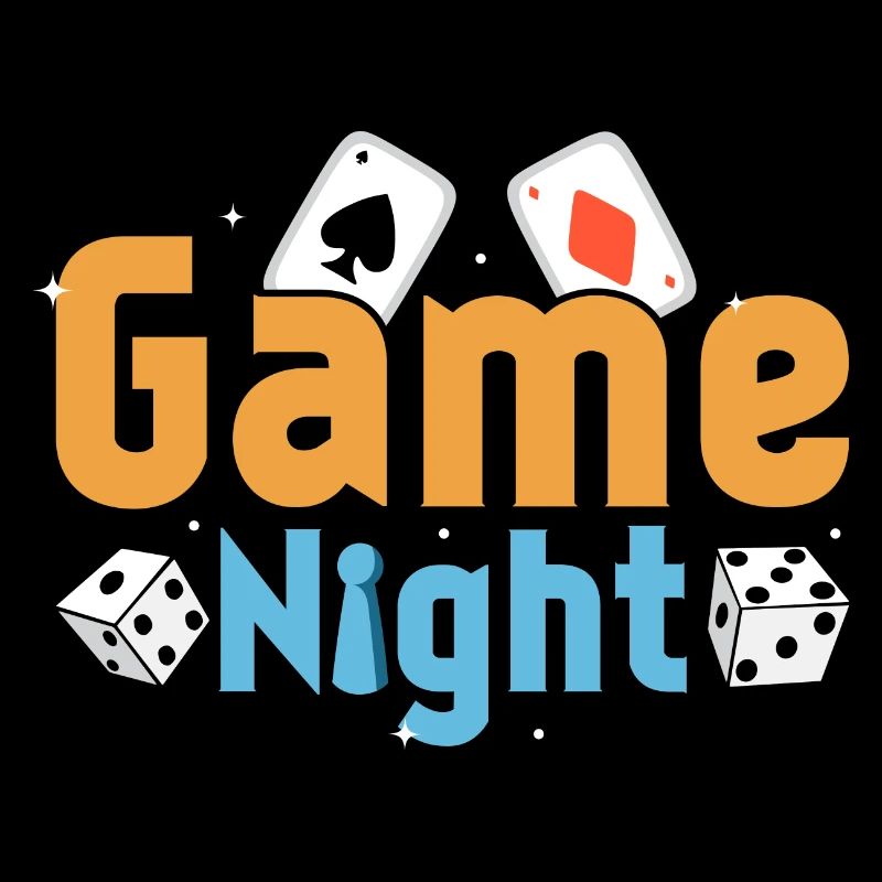 Game Night Nerd Gamer Joueur de table