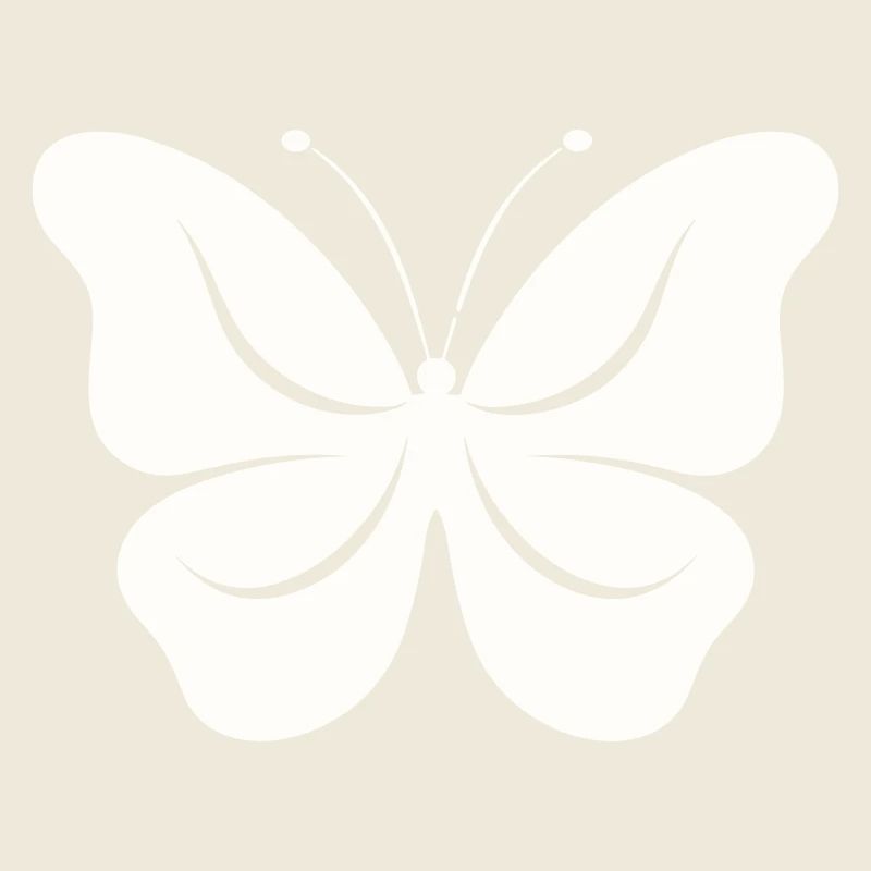 Der einfache Schmetterling