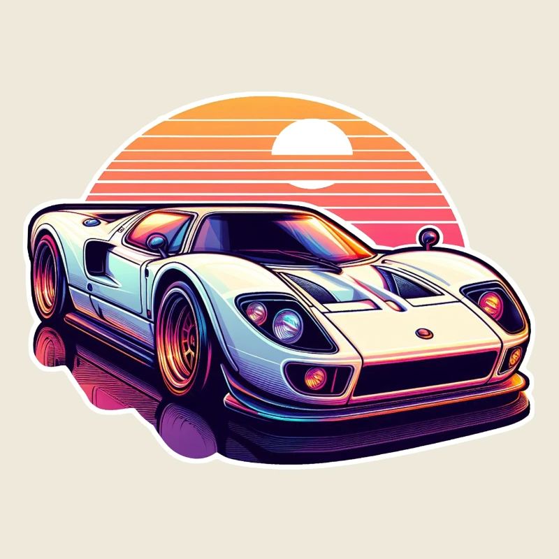 Oldtimer Sonnenuntergang
