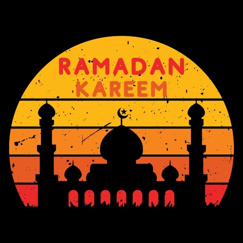 Ramadan Kareem Coucher de soleil Couleurs