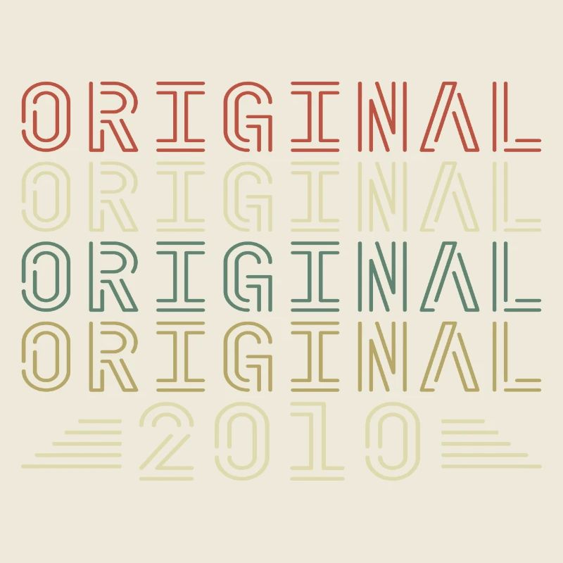 Original 2010 Vintage Retro Geburtstagsgeschenk