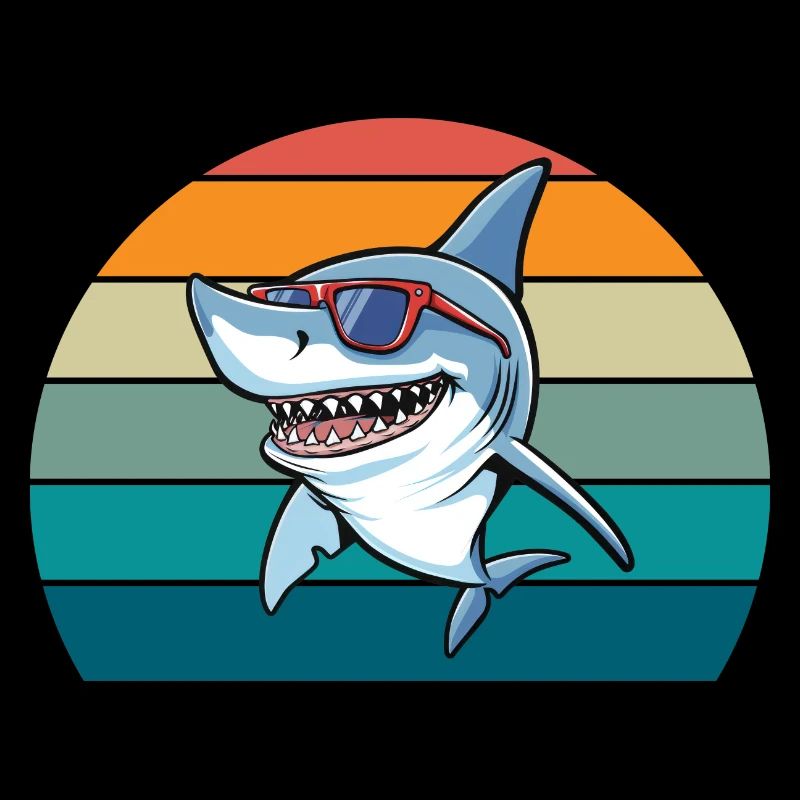 Requin rétro