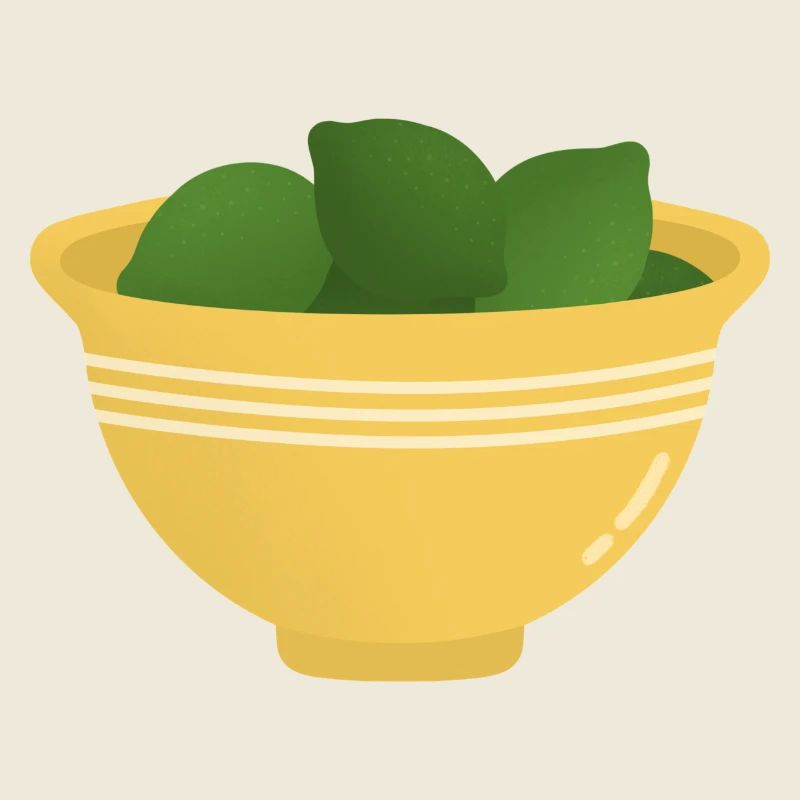Bol de citrons verts