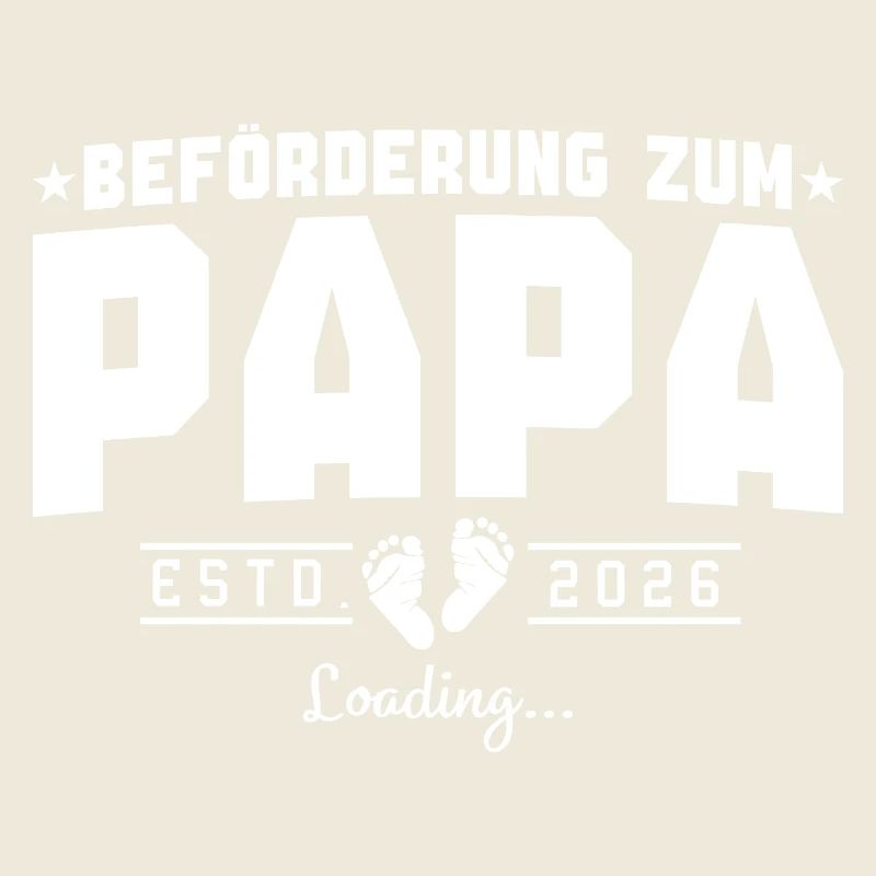 Papa 2026 loading Werdender Vater