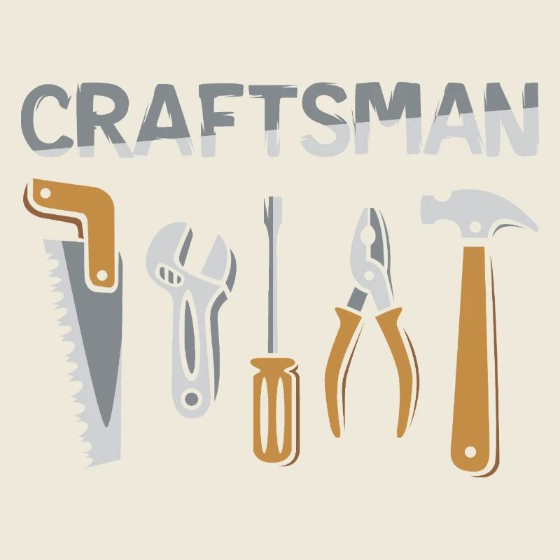 Craftsman Werkzeuge Handwerker Design