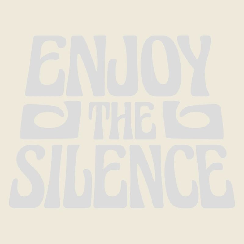 Profitez du silence Dire calme Silence Introverti