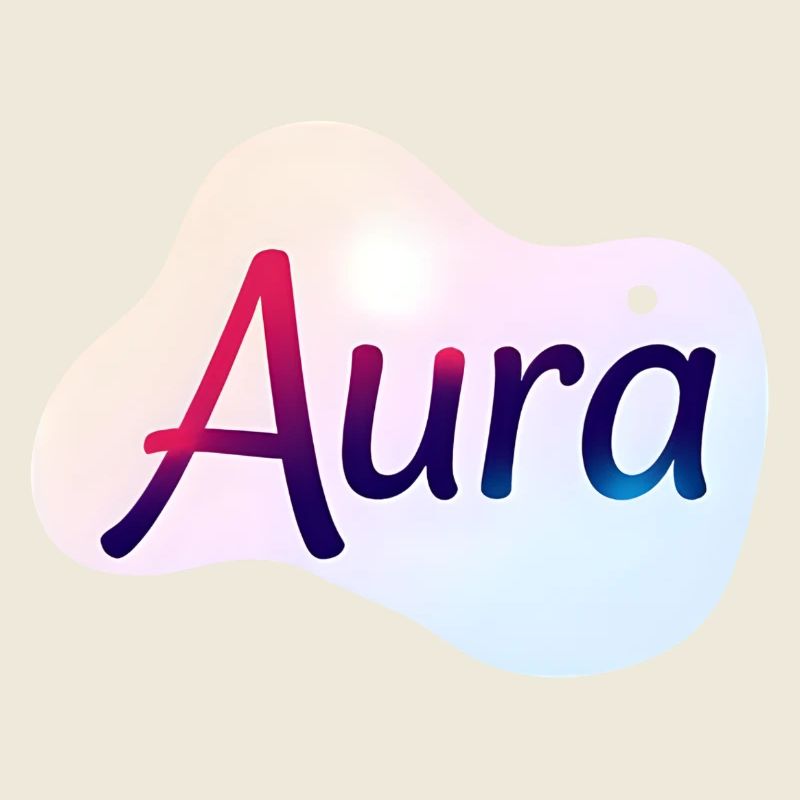 Aura – Design Typographique Coloré Moderne