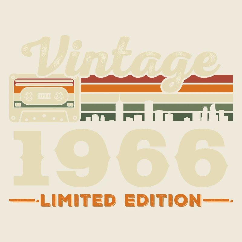 1966 Vintage Retro Birthday Gift