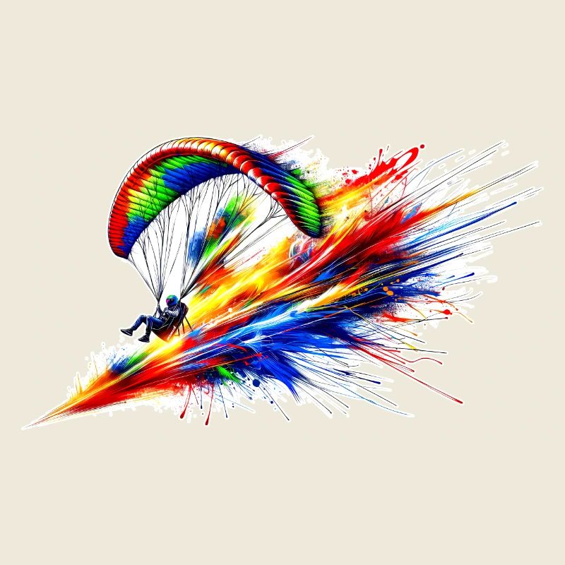 Parapente - Color Splash