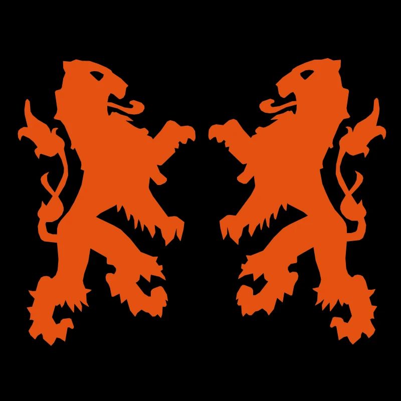 twee leeuwen