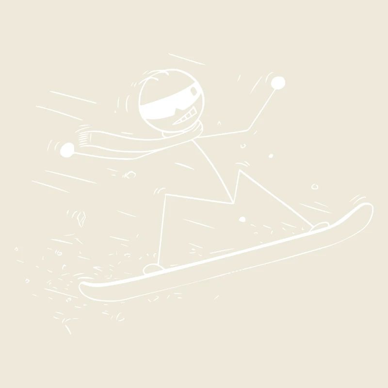 Cavalier de snowboard de saut