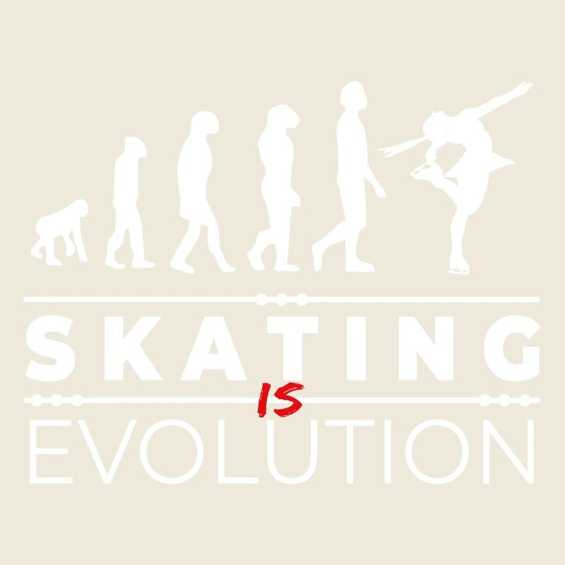 Skating is evolution - Message Humor Parodie