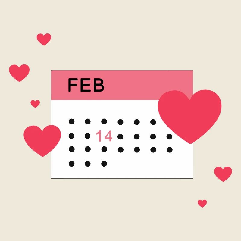 Kalender 14 Multiple Heart