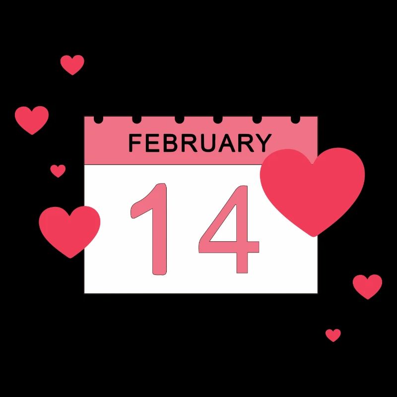 February 14, multiple hearts