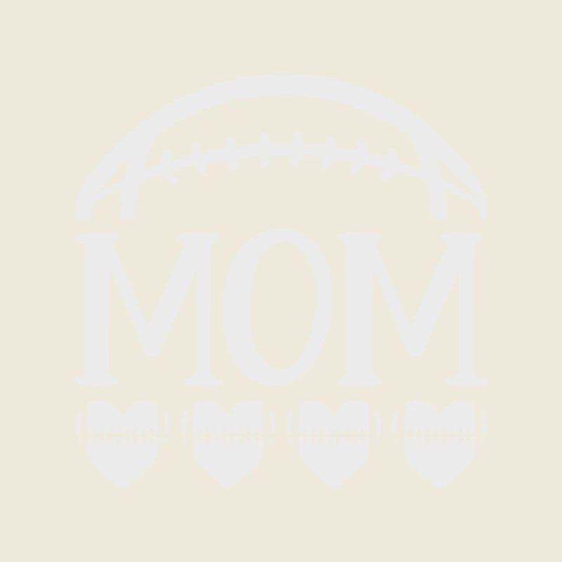Football Mom Mutter Liebe Herz Spruch Geschenk
