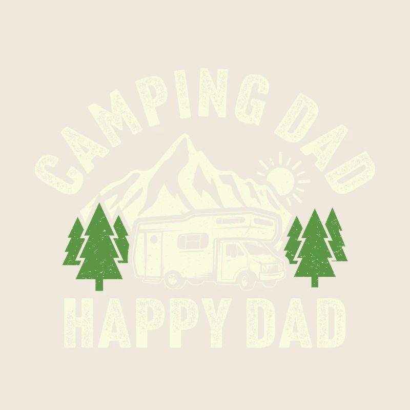 Campingplatz Dad Happy Dad Camping Wohnmobil