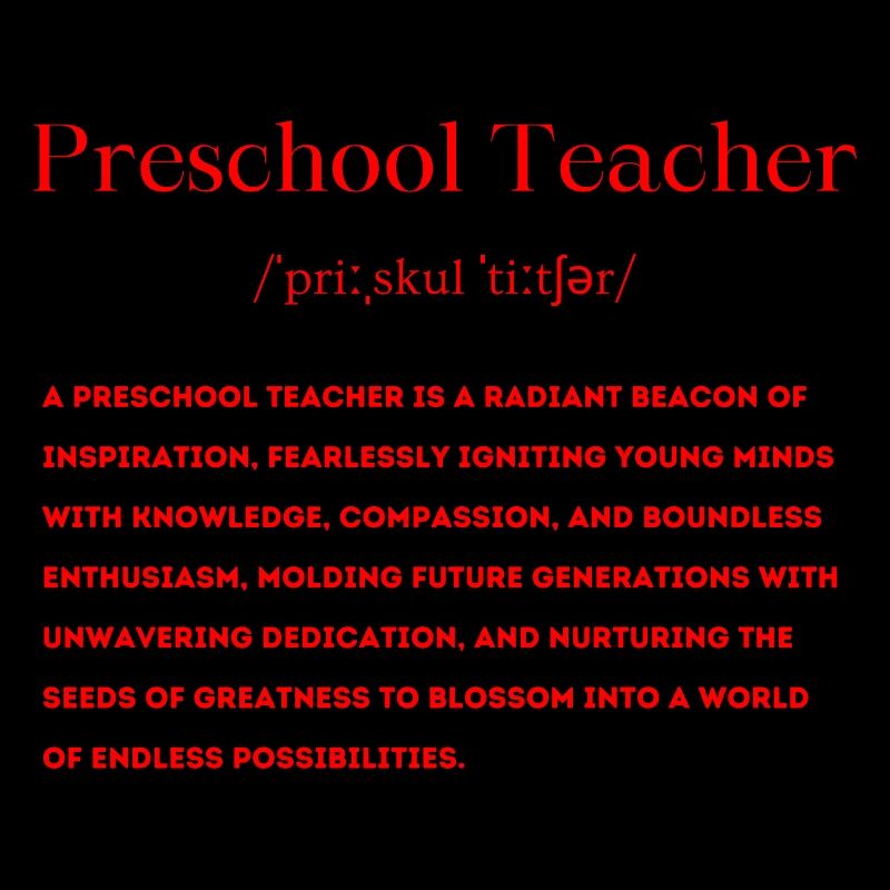 Vorschullehrer Definition