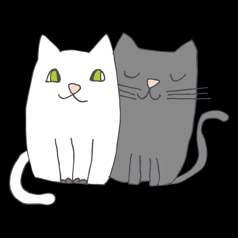 Chats Noir & Blanc