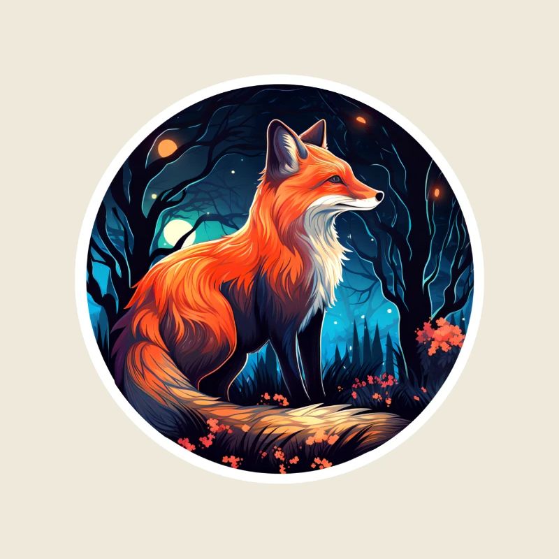 Pack animals: foxes, foxes, forest dwellers, forest animals
