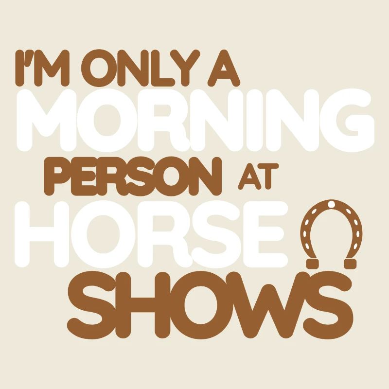 Ich bin nur ein Pferdemensch bei Pferdeshows