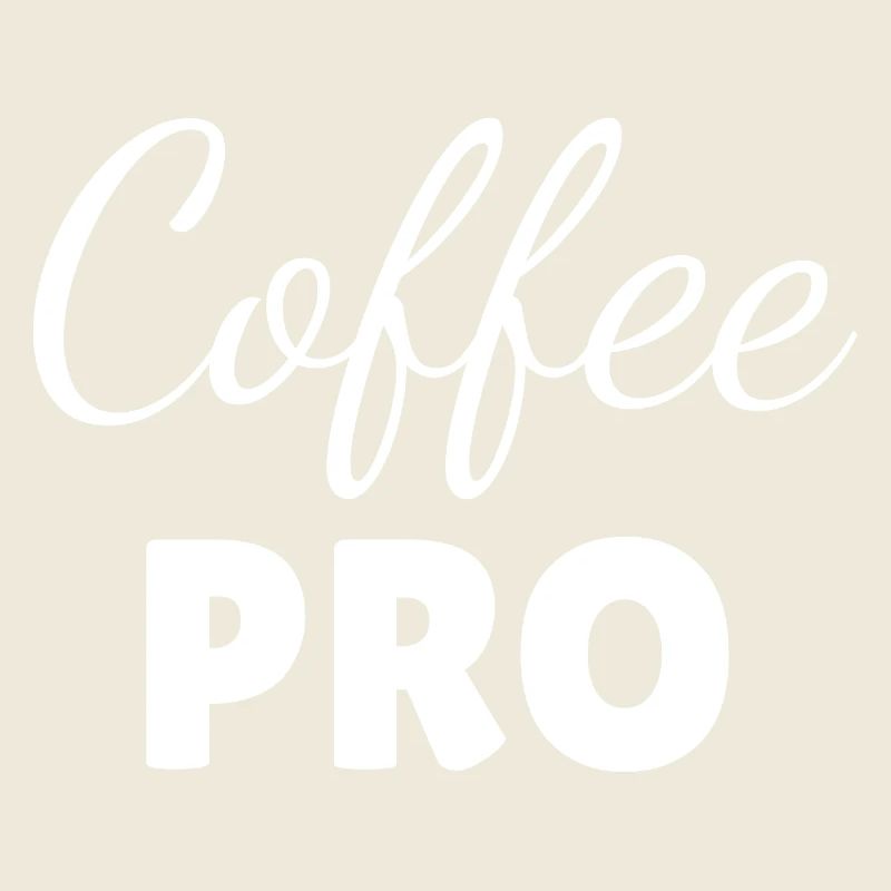 Coffee pro, coffee lover gift slogan