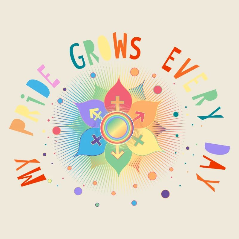 Flower with Scripture Symbol for Pride & Belonging