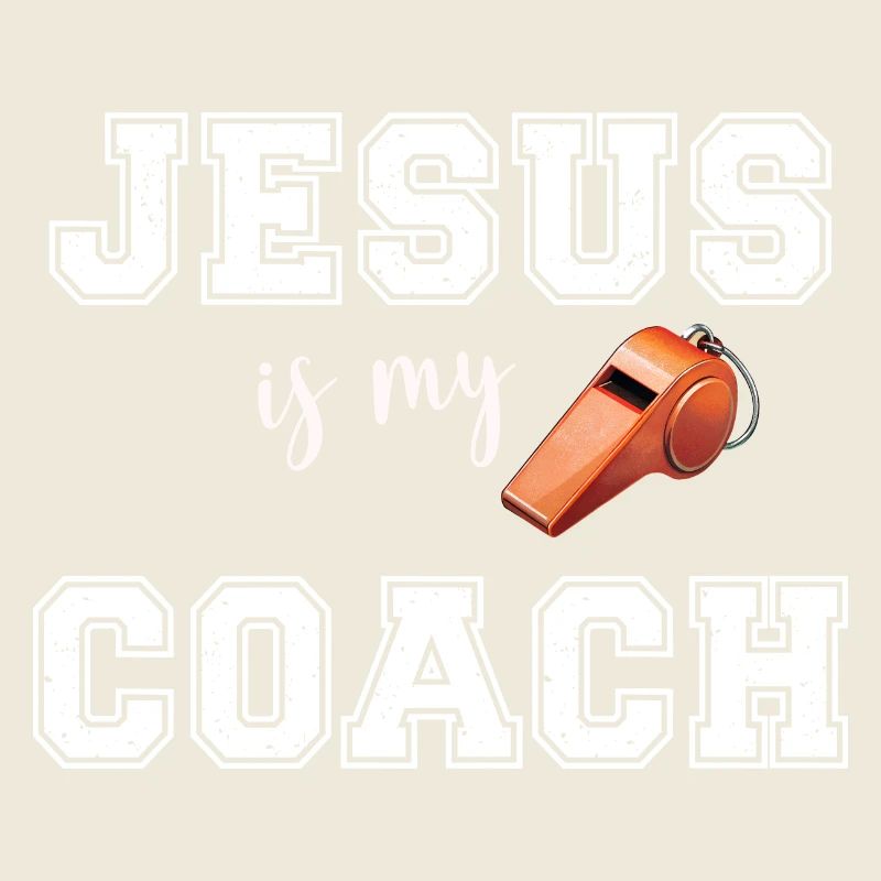 Jesus ist mein Coach Motiv mit Schuhboot