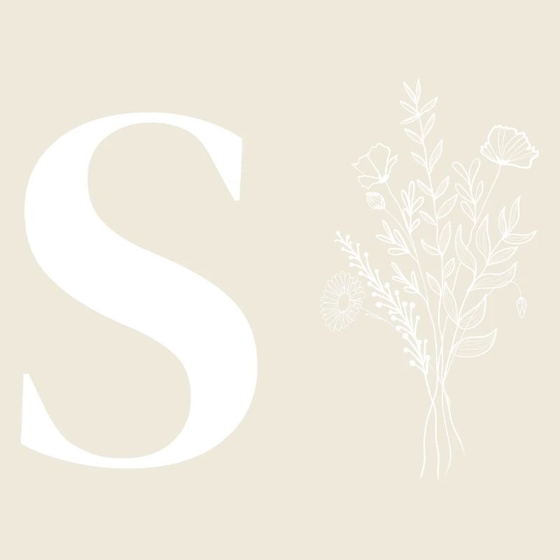 Lette s fleurs minimalistes
