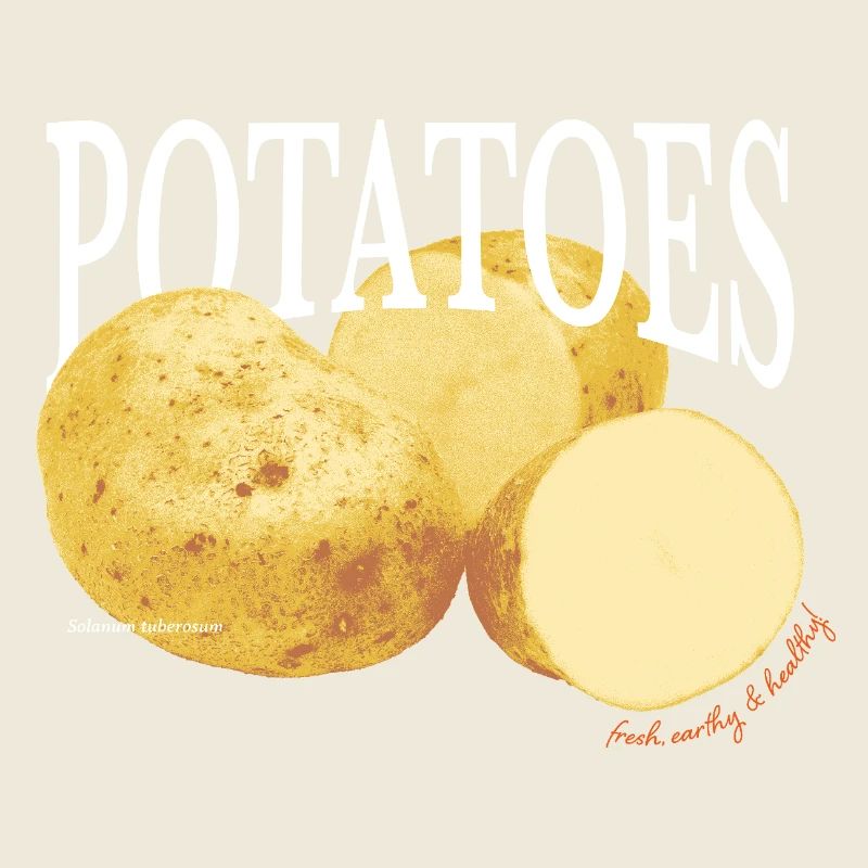 Potatoes – Retro Vegetable Statement