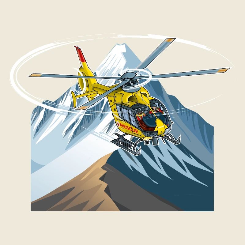 Hélicoptère en approche