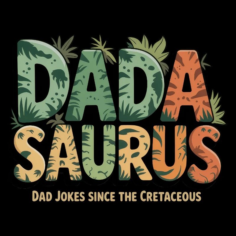 Dinosaurier Papa Saurus Geschenk Papa