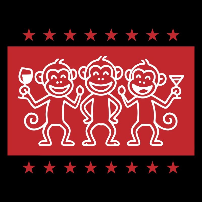 Monkey Party Team Drôle
