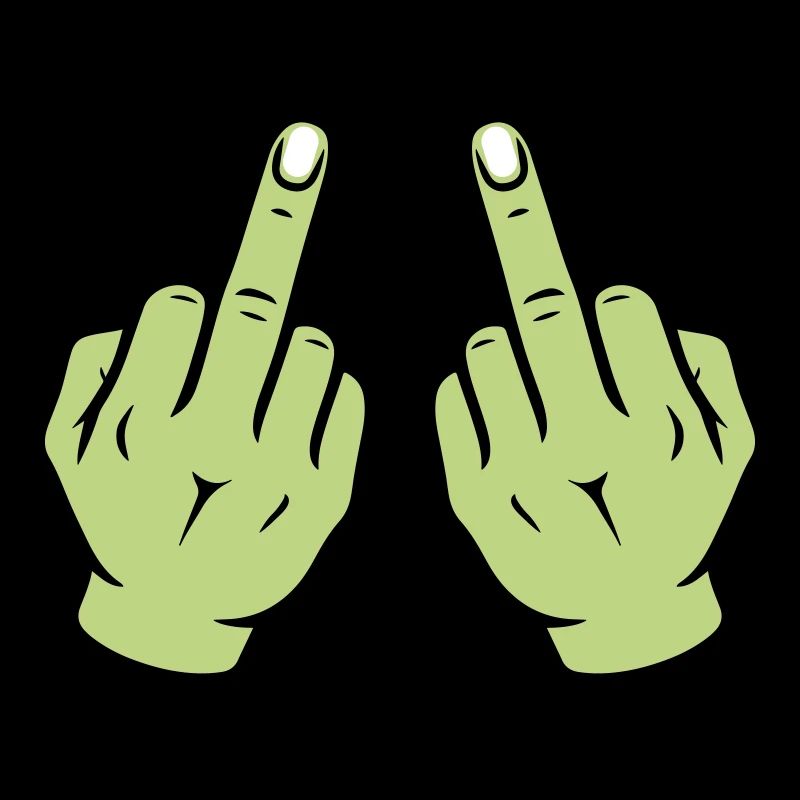 Mittelfinger Hand