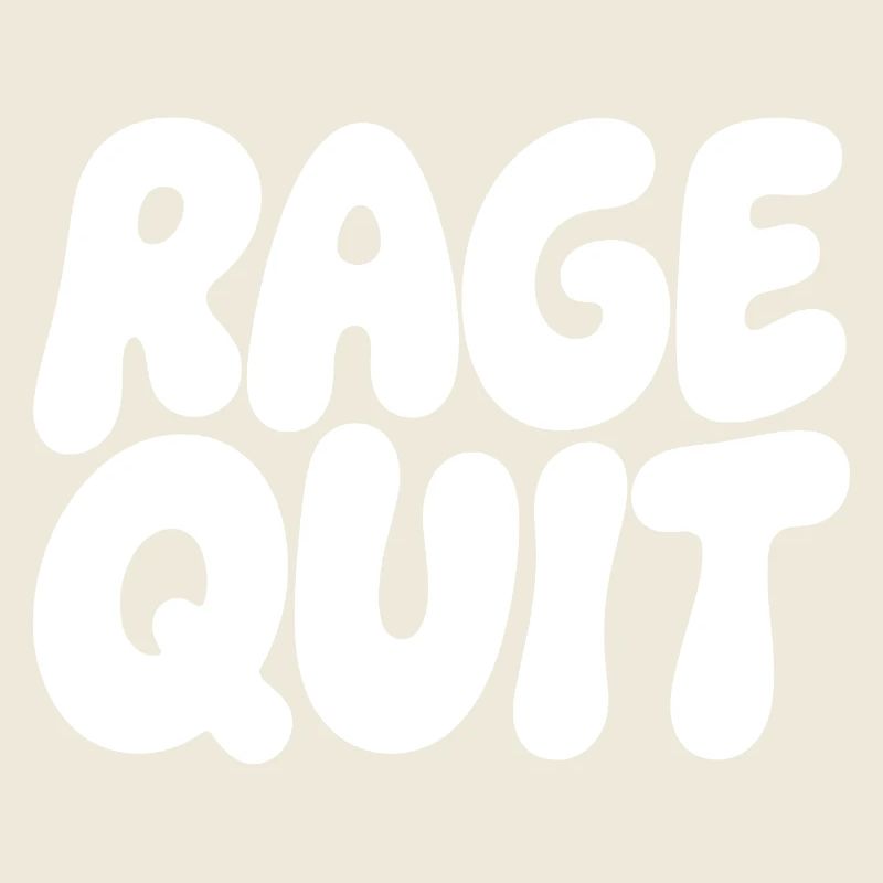 Rage Quit Bubble Font